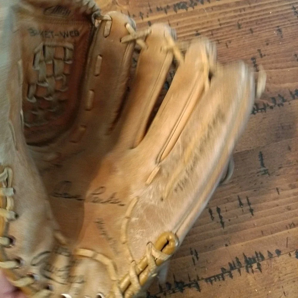RAWLINGS LEATHER BASEBALL GLOVE DAVE PARKER MODEL # RBG60 12